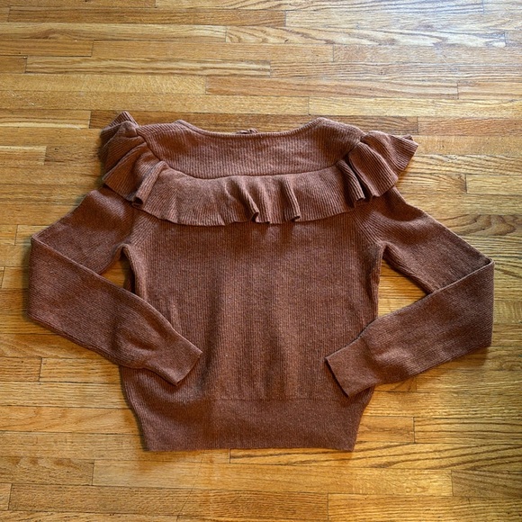 Burnt Orange Madewell Sweater - Picture 7 of 7